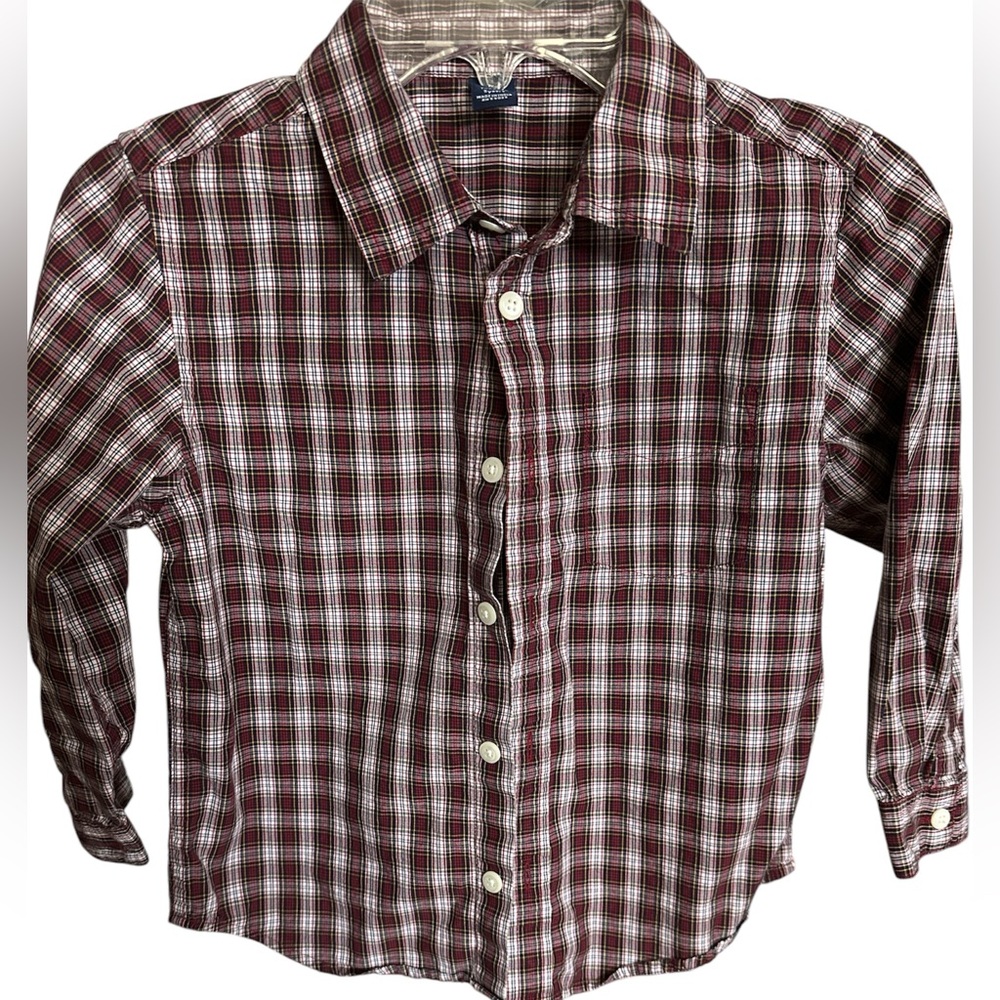 Gap Kids plaid Button-Down Shirt.  Size 5 years.